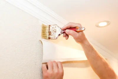 Pose de papier peint à Lamargelle — revêtements muraux et toiles de verre